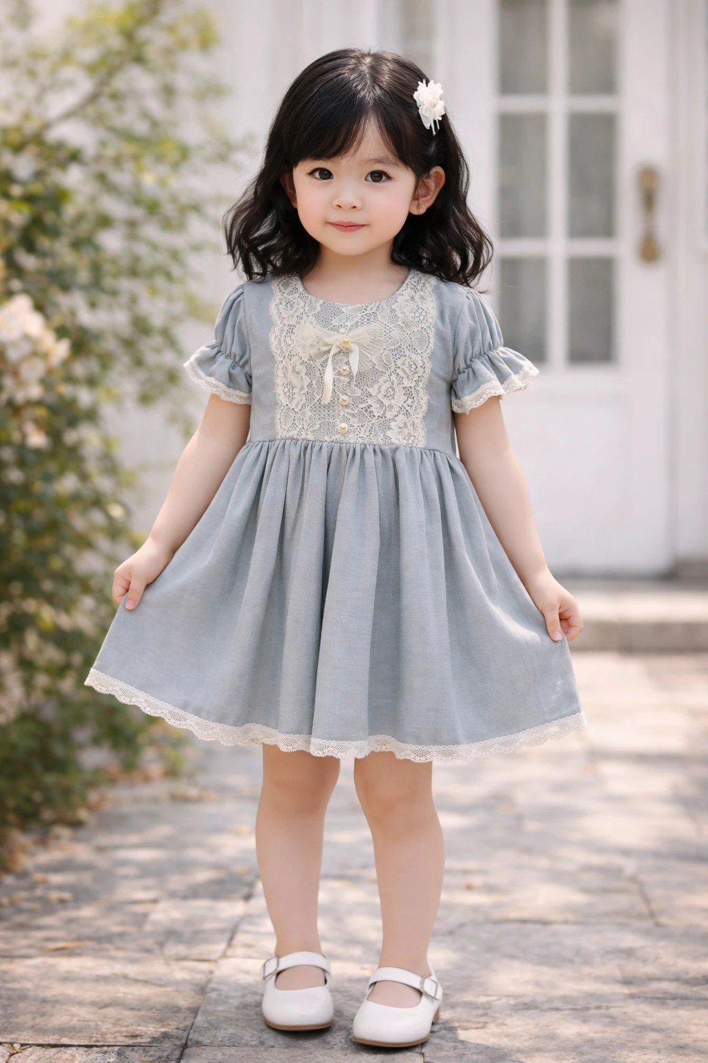 Elegant Grey Luxury Dress