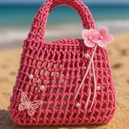 Summer Embroidered floral bag