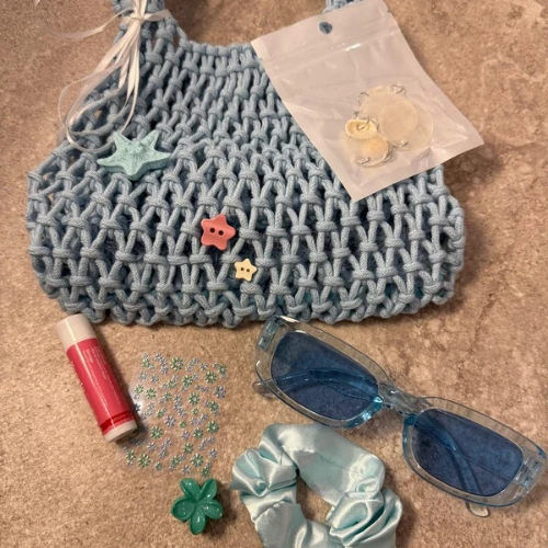 Summer Embroidered floral bag